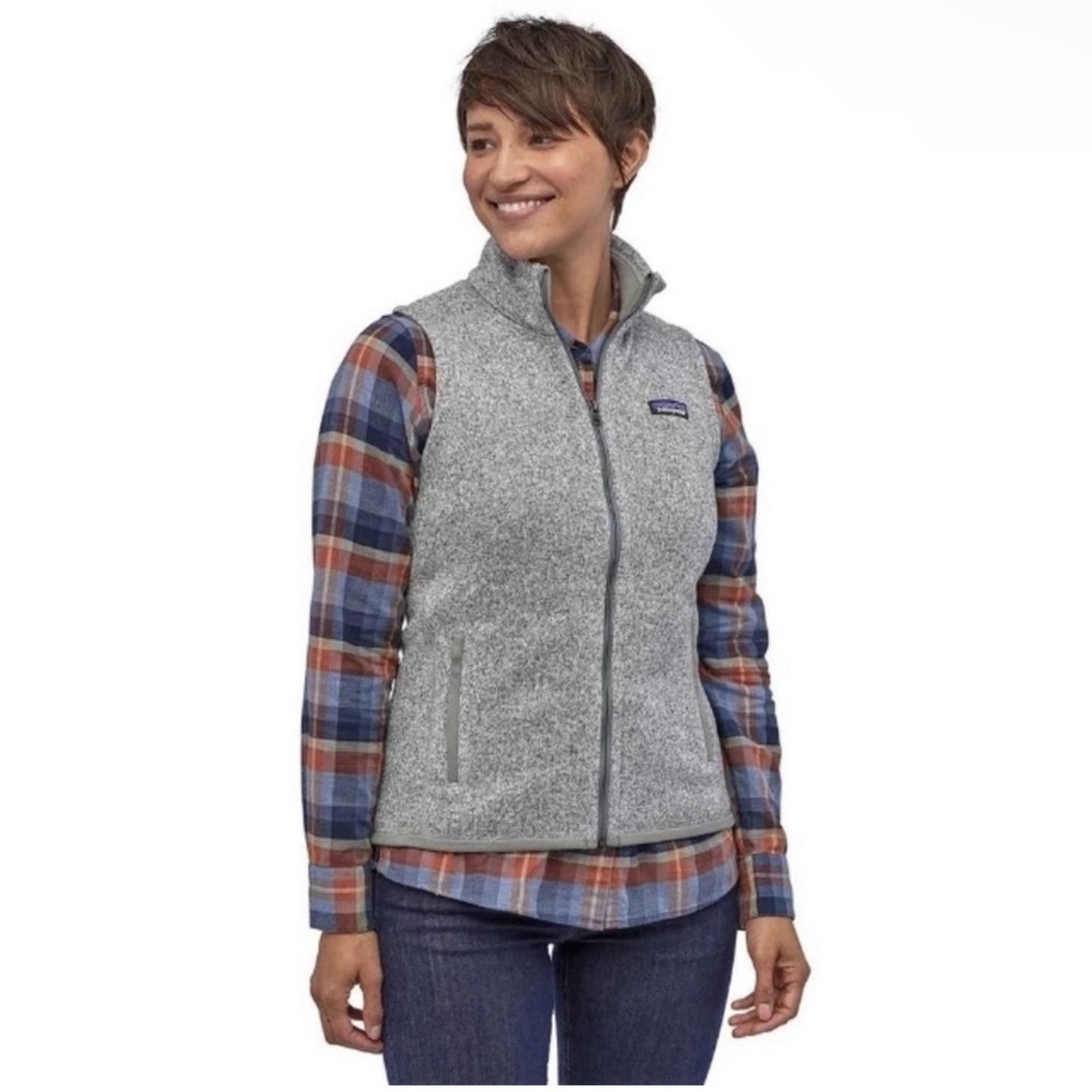 Patagonia Women’s Better Sweater Fleece Vest Birch White Size Small